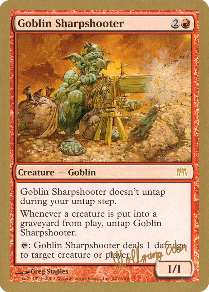 Goblin Sharpshooter, World Championship Decks 2003 Card Art