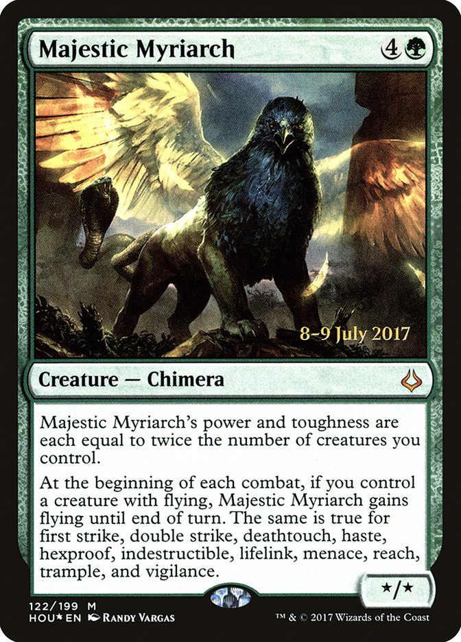 Majestic Myriarch, Hour of devastation promos Card Art