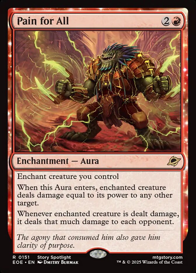 Pain for All, Edge Of Eternities Card Art