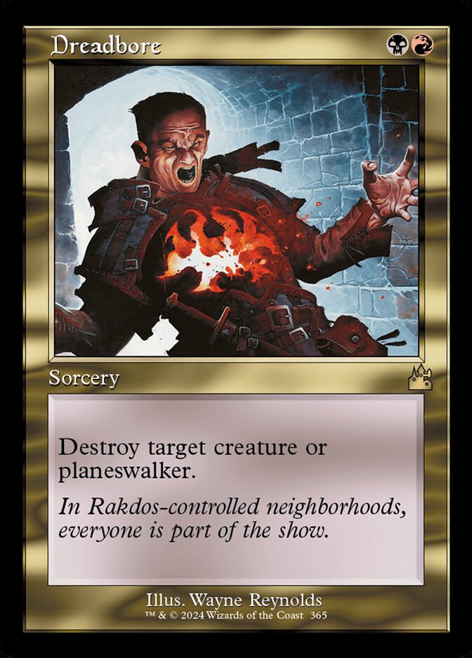 Dreadbore, Ravnica Remastered Card Art