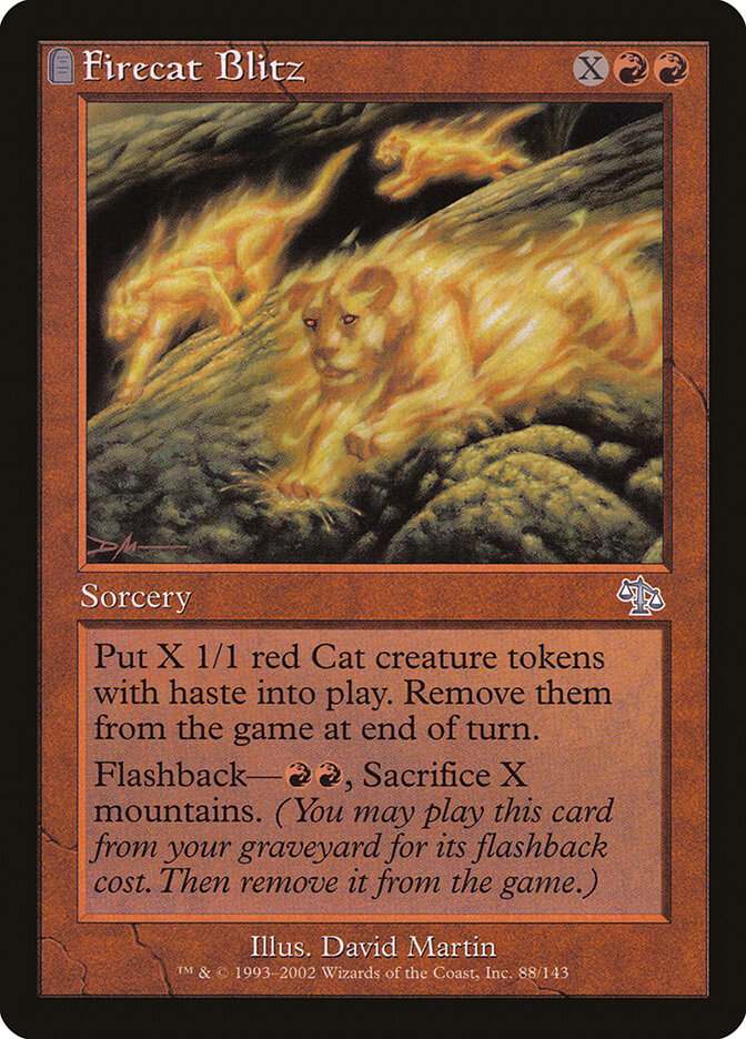 Firecat Blitz, Judgment Card Art
