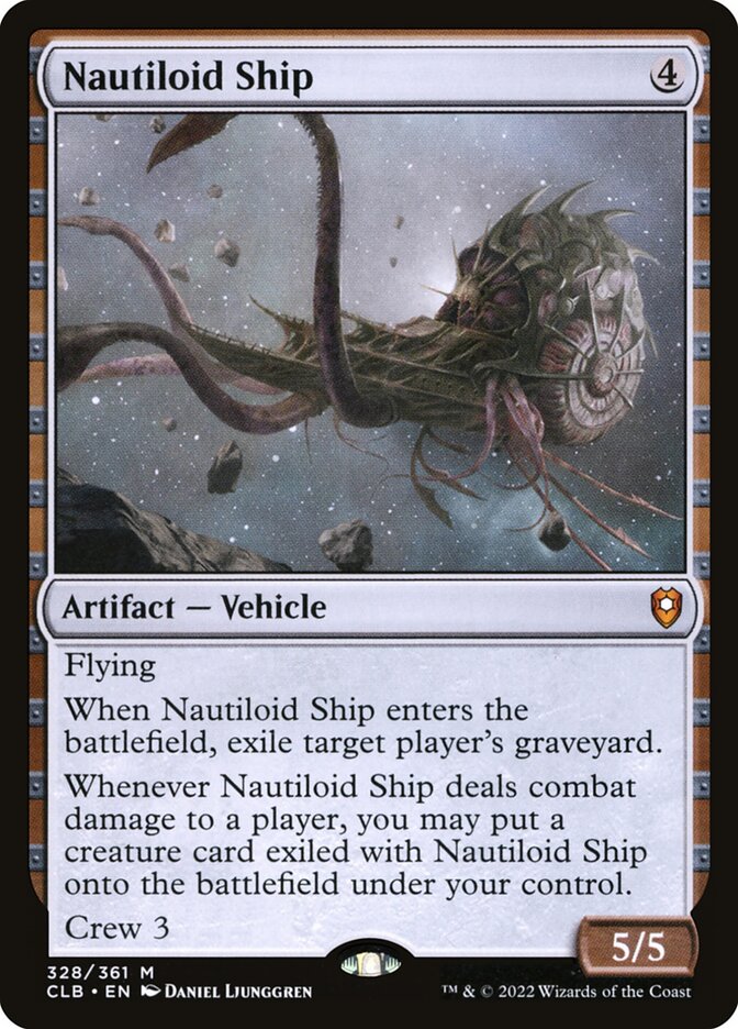 Nautiloid Ship, Commander Legends: Battle For Baldur&