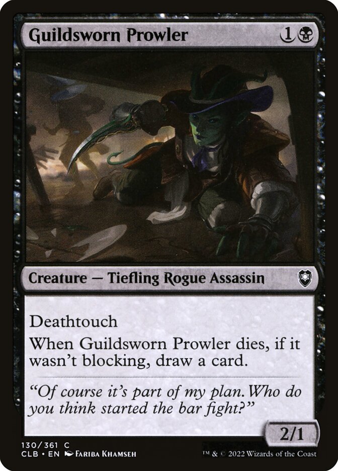 Guildsworn Prowler, Commander Legends: Battle For Baldur&