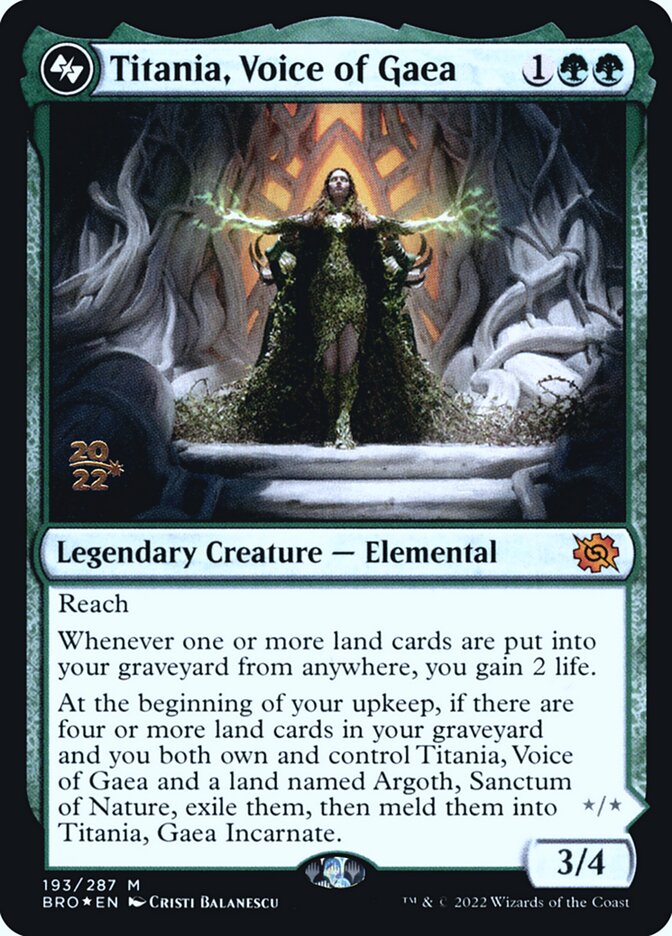 Titania, Voice of Gaea, The brothers&