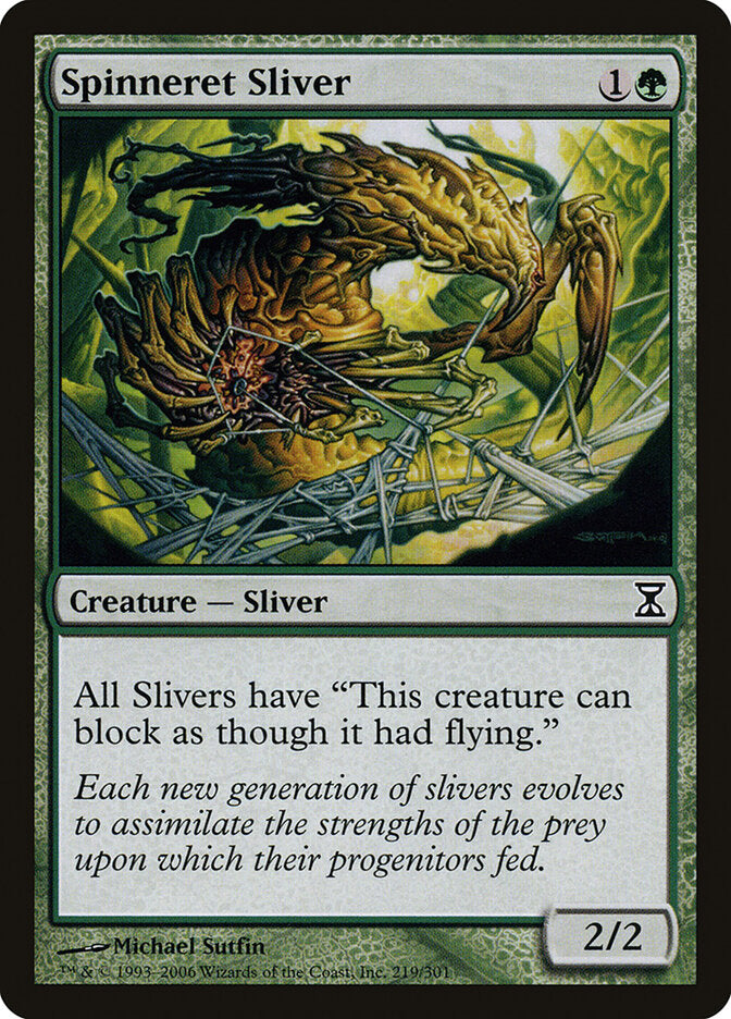 Spinneret Sliver, Time Spiral Card Art