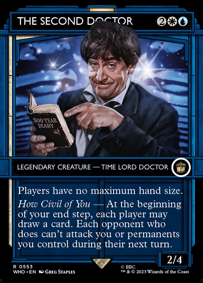 The Second Doctor, Doctor who Card Art