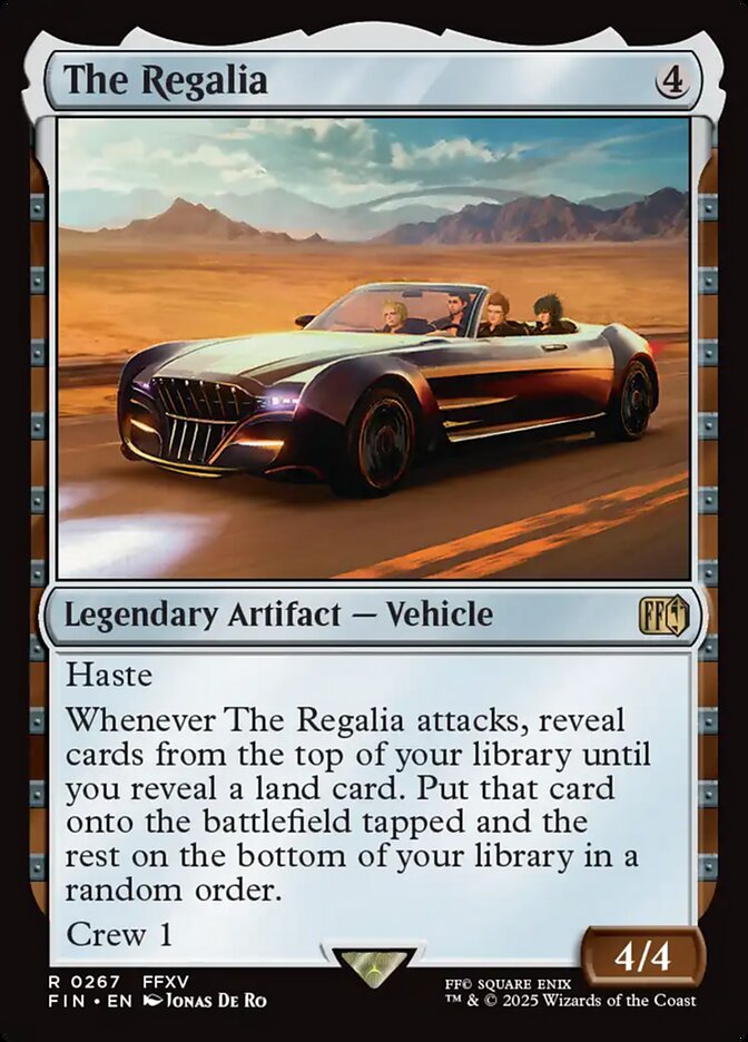 The Regalia, Final Fantasy Card Art