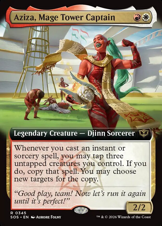 Aziza, Mage Tower Captain, Secrets Of Strixhaven Card Art