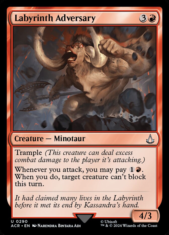 Labyrinth Adversary, Assassin&
