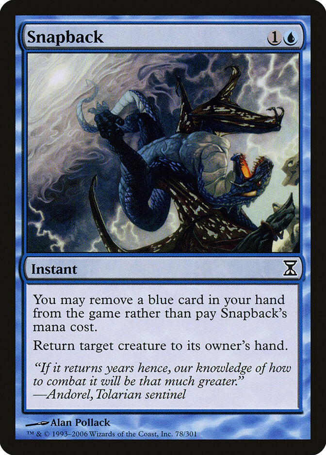 Snapback, Time Spiral Card Art