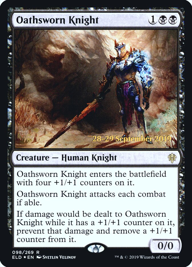 Oathsworn Knight, Throne Of Eldraine Promos Card Art
