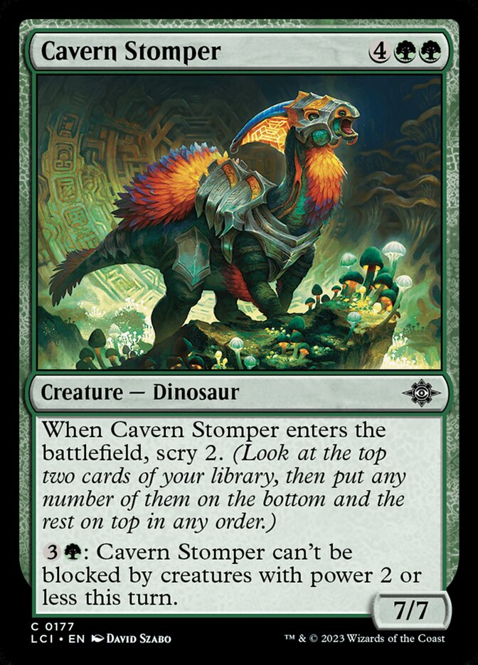 Cavern Stomper, The lost caverns of ixalan Card Art