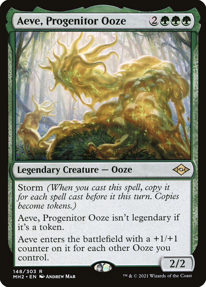 Aeve, Progenitor Ooze, Modern horizons 2 Card Art