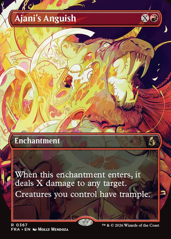 Ajani's Anguish, Reality Fracture Card Art