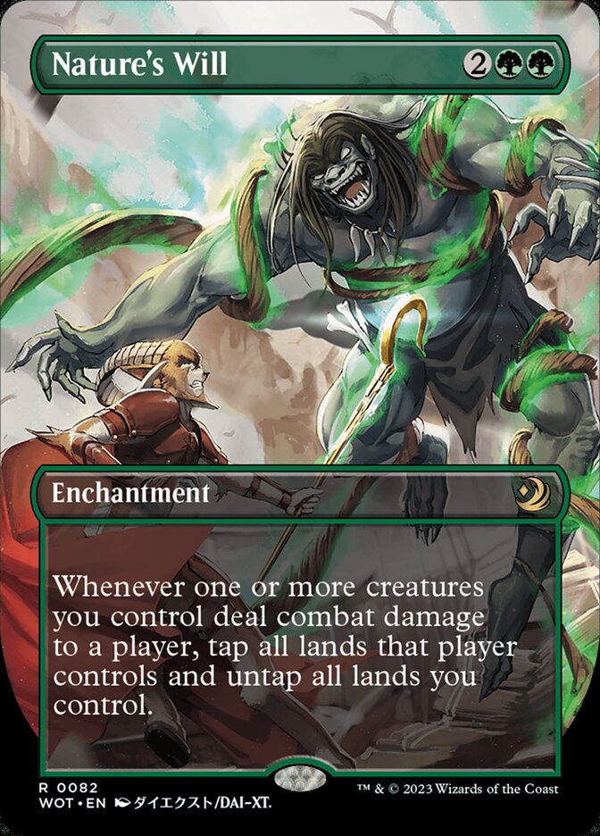 Nature's Will, Wilds Of Eldraine: Enchanting Tales Card Art