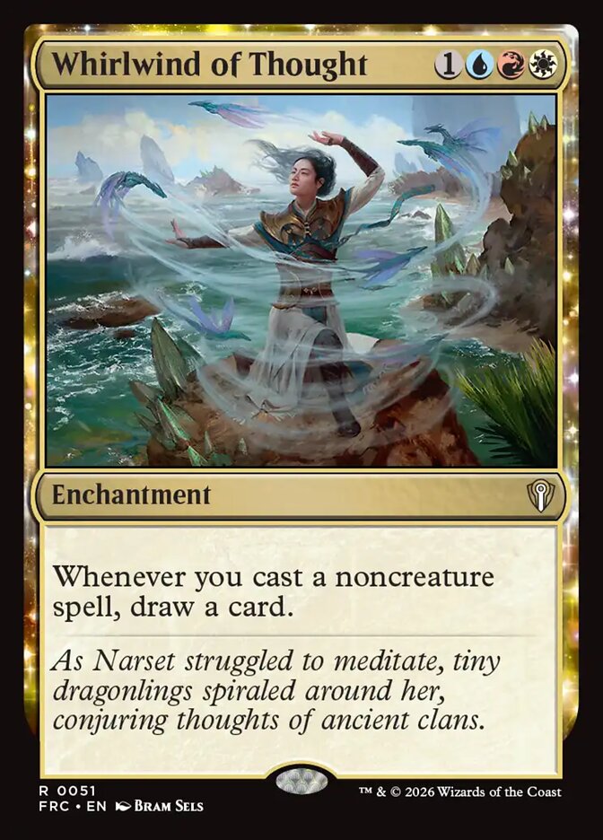 Whirlwind of Thought, Reality Fracture Commander Card Art
