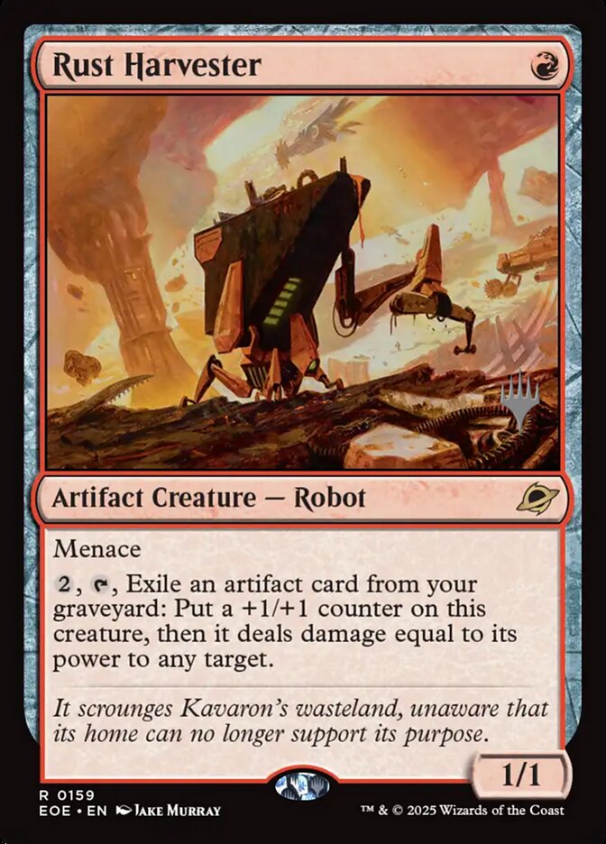Rust Harvester, Edge Of Eternities Promos Card Art