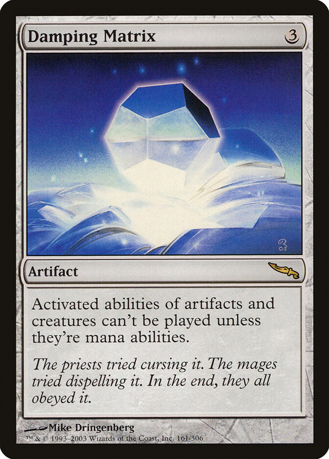 Damping Matrix, Mirrodin Card Art