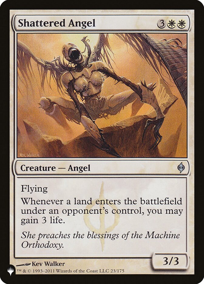Shattered Angel, The List Card Art