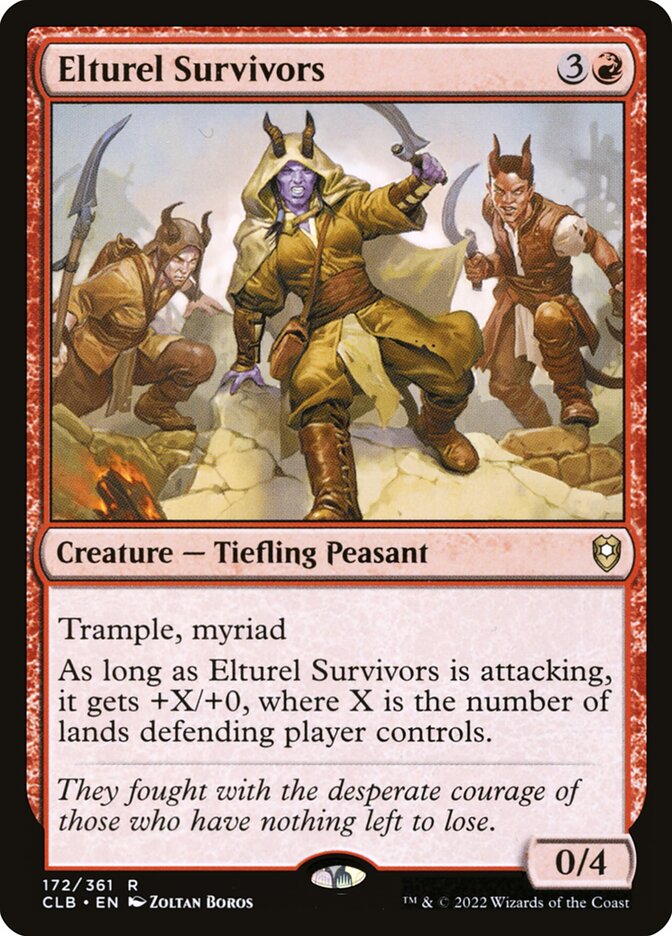 Elturel Survivors, Commander Legends: Battle For Baldur&