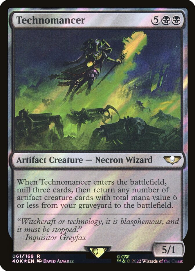 Technomancer, Warhammer 40,000 Commander Card Art