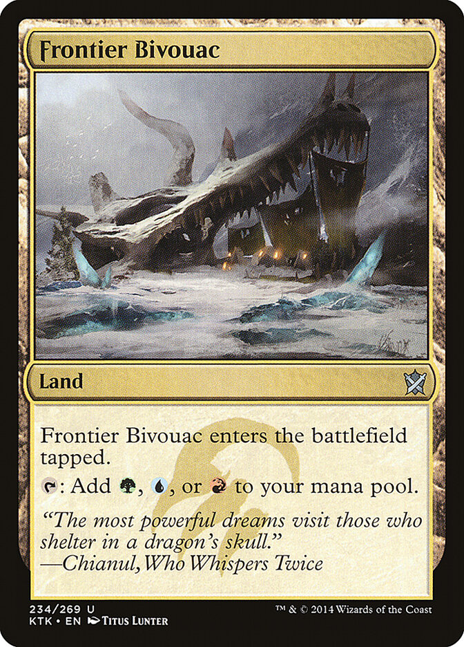 Frontier Bivouac, Khans Of Tarkir Card Art