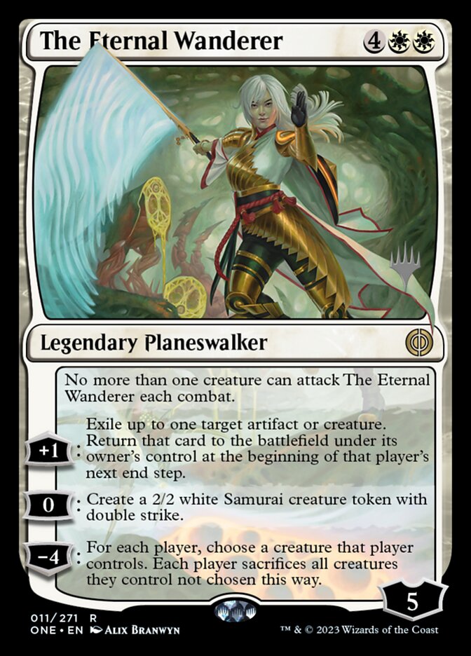 The Eternal Wanderer, Phyrexia: All Will Be One Promos Card Art