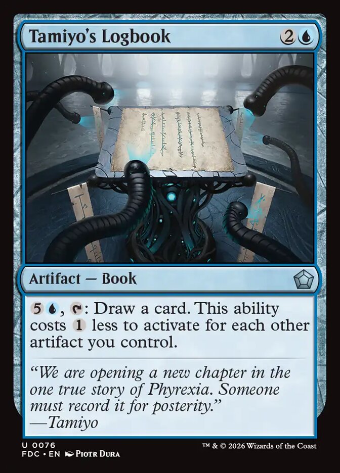 Tamiyo's Logbook, Foundations Commander Card Art