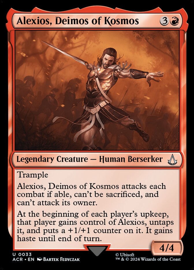 Alexios, Deimos of Kosmos, Assassin&