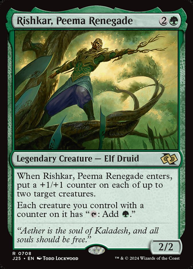 Rishkar, Peema Renegade, Foundations jumpstart Card Art