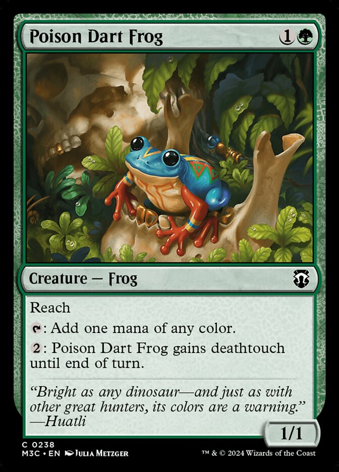 Poison Dart Frog, Modern Horizons 3 Commander Card Art
