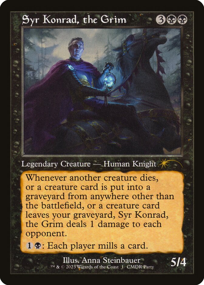 Syr Konrad, the Grim - Foil