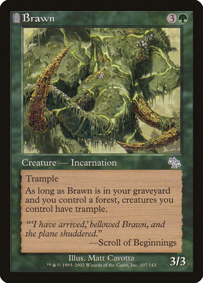 Brawn, Judgment Card Art