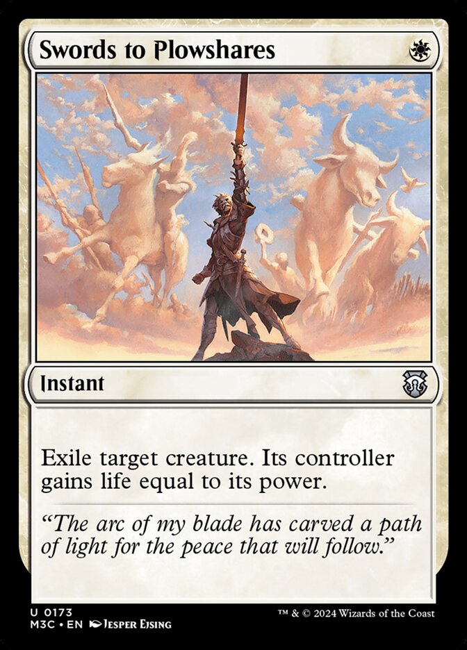 Swords to Plowshares, Modern Horizons 3 Commander Card Art