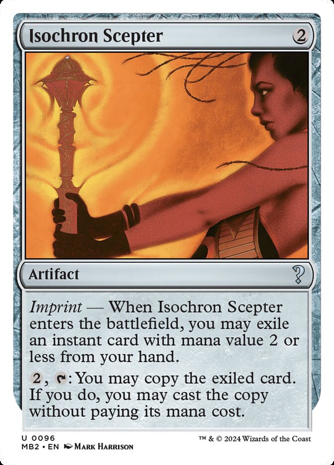 Isochron Scepter, Mystery Booster 2 Card Art