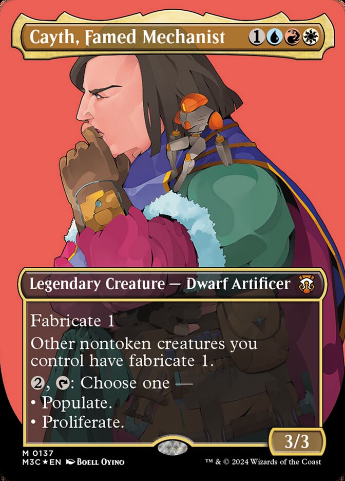 Cayth, Famed Mechanist, Modern horizons 3 commander Card Art