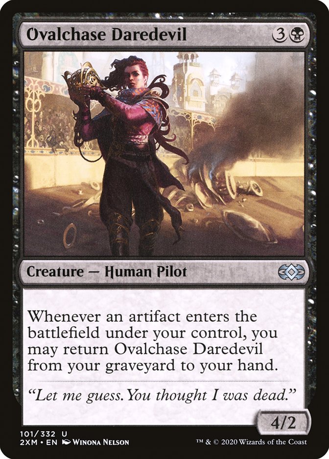 Ovalchase Daredevil, Double masters Card Art