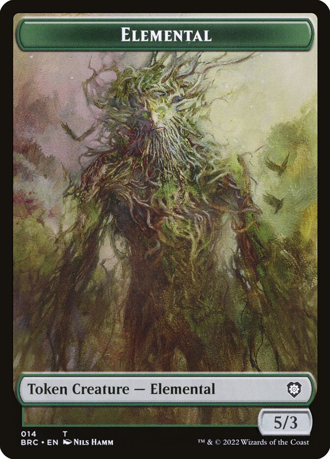 Elemental, The Brothers' War Commander Tokens Card Art
