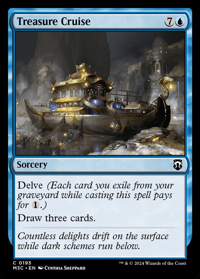 Treasure Cruise, Modern Horizons 3 Commander Card Art