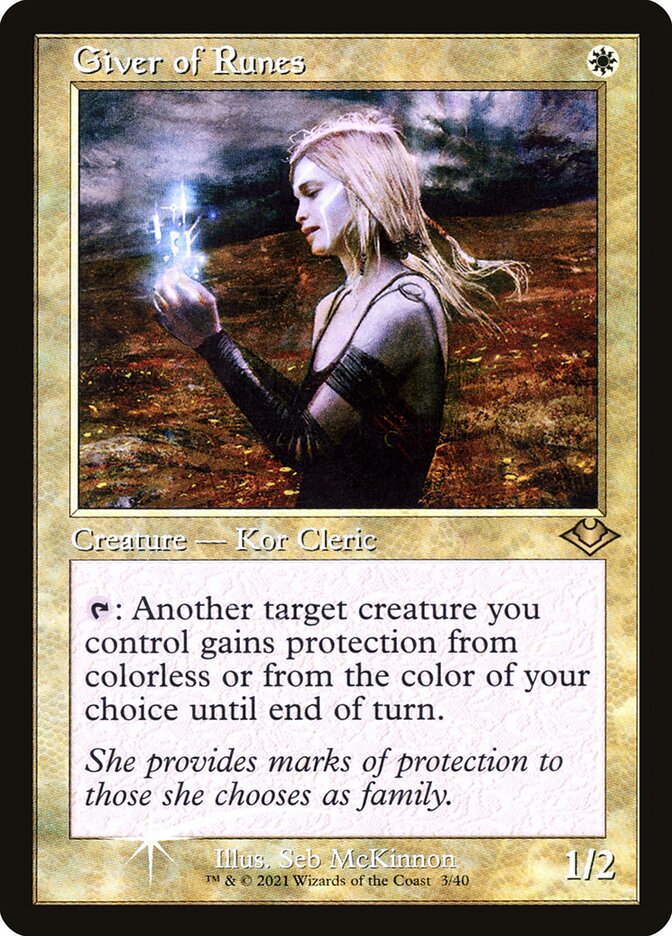 Giver of Runes - Etched Foil