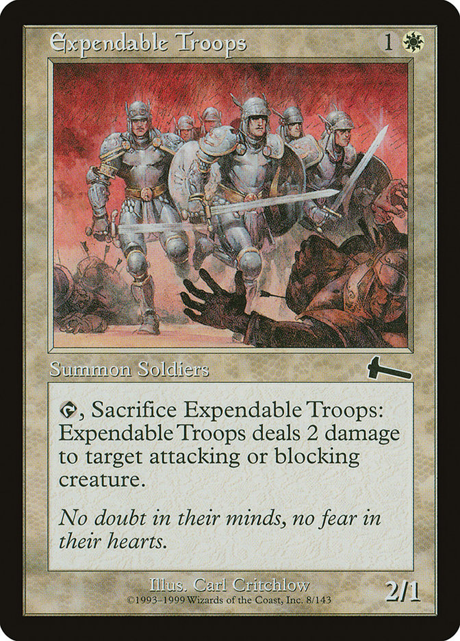 Expendable Troops, Urza&