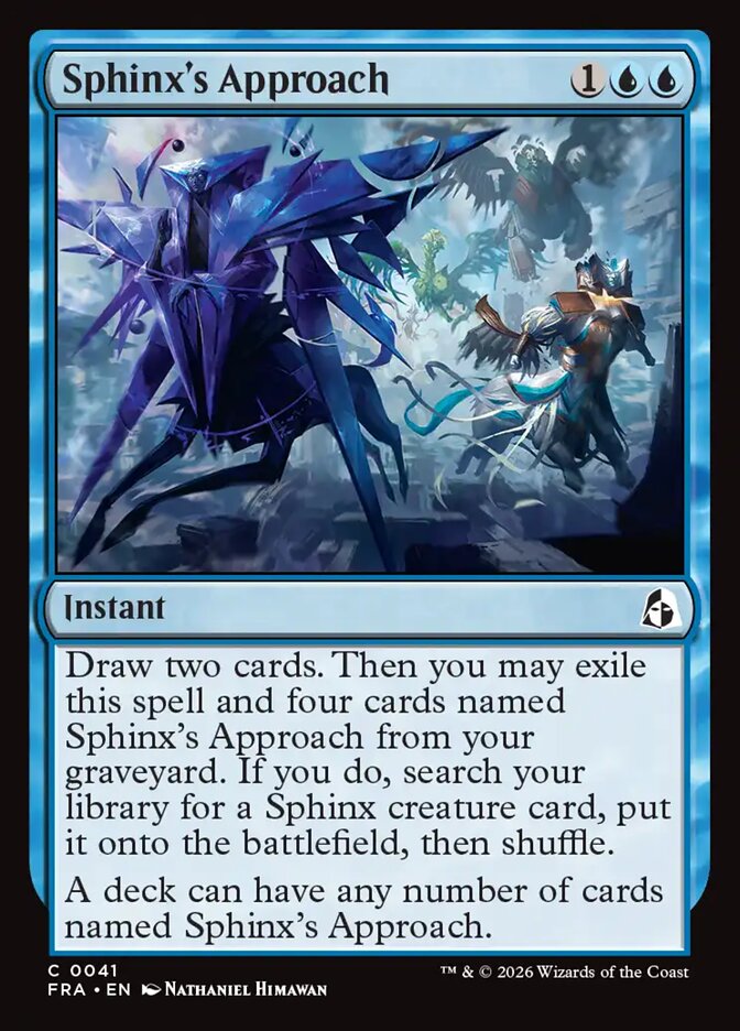 Sphinx's Approach, Reality Fracture Card Art