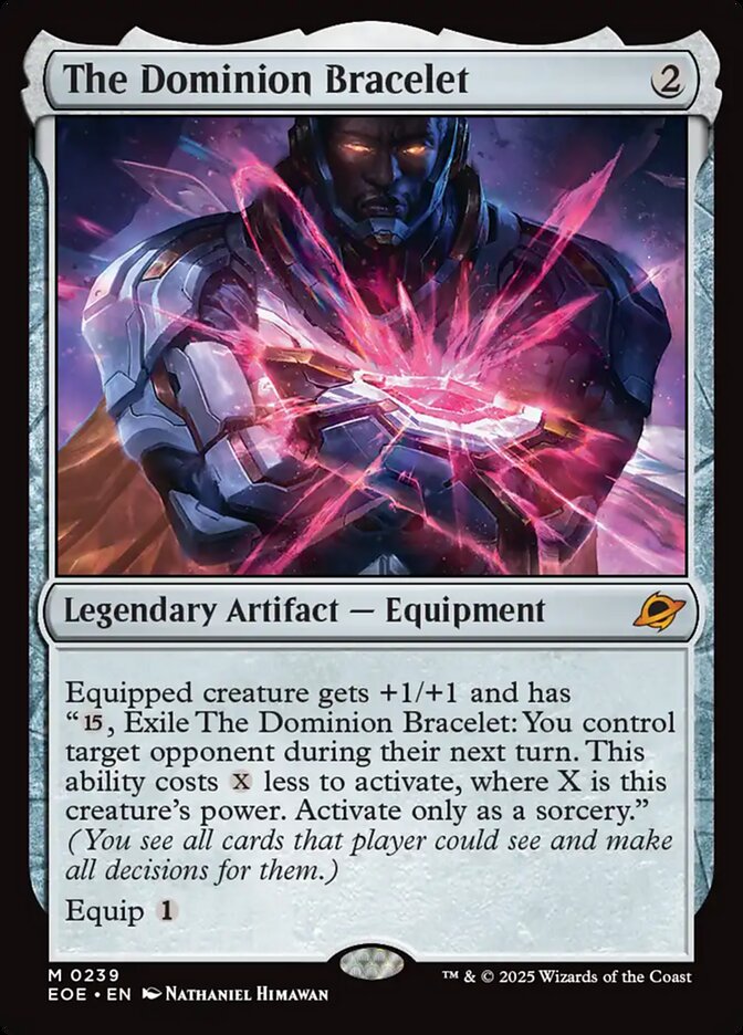 The Dominion Bracelet, Edge of eternities Card Art