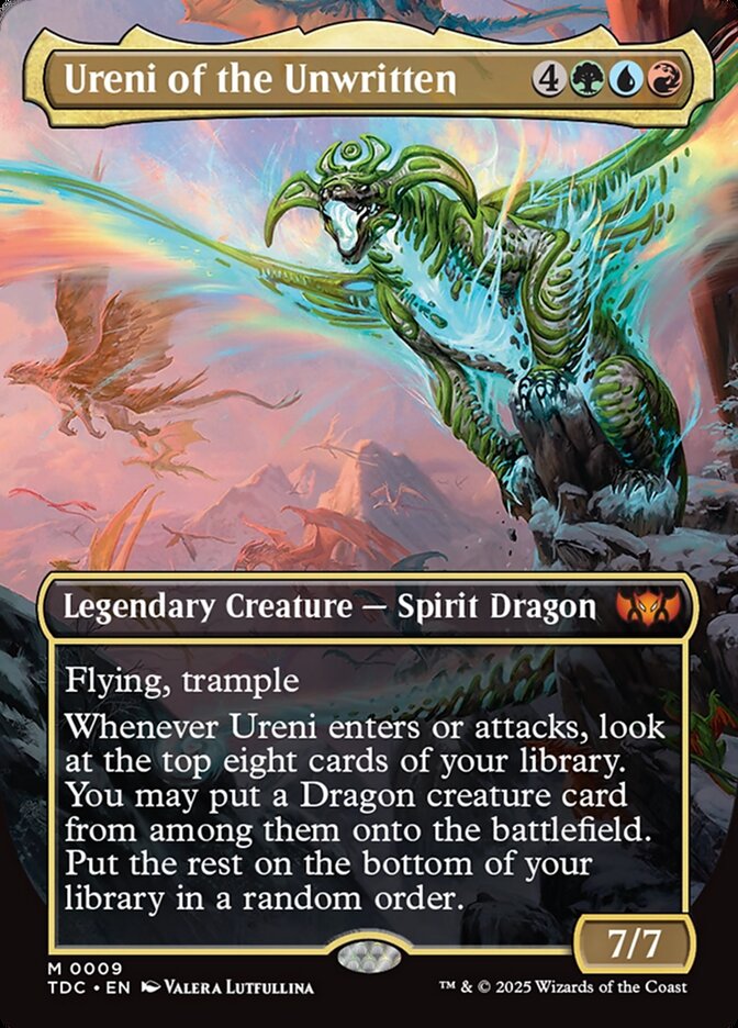 Ureni of the Unwritten, Tarkir: dragonstorm commander Card Art