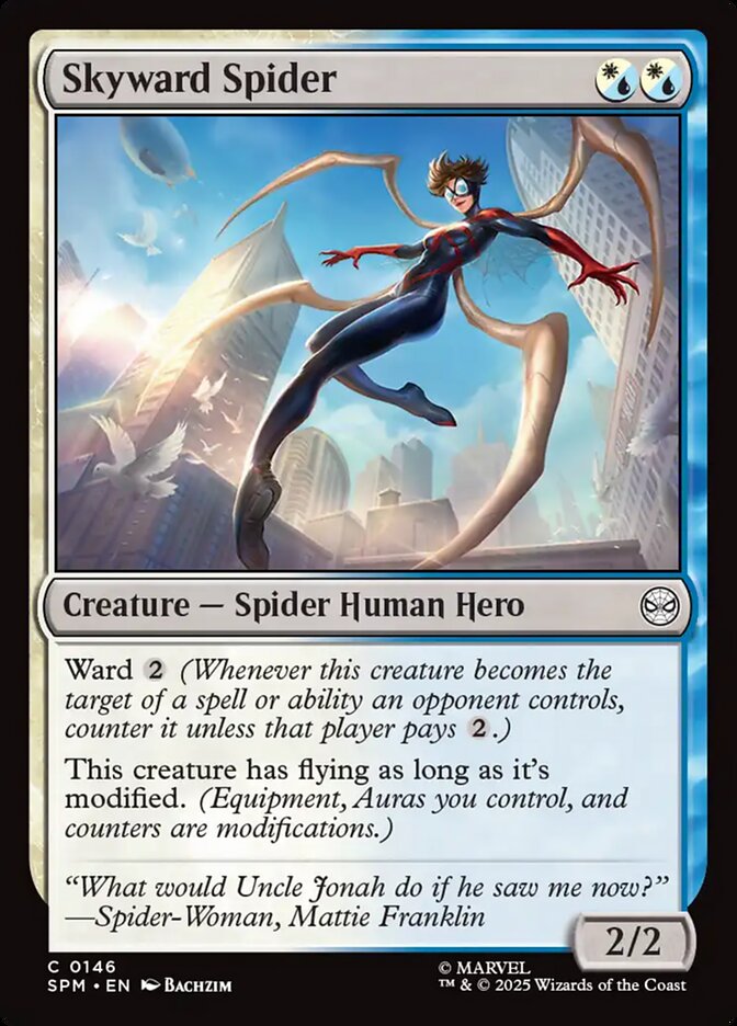Skyward Spider, Marvel'S Spider-Man Card Art