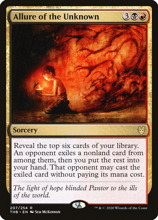 Allure of the Unknown, Theros beyond death Card Art
