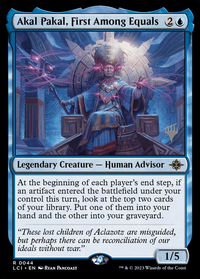 Akal Pakal, First Among Equals, The lost caverns of ixalan promos Card Art