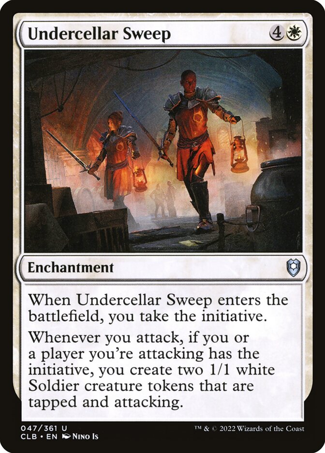 Undercellar Sweep, Commander legends: battle for baldur&