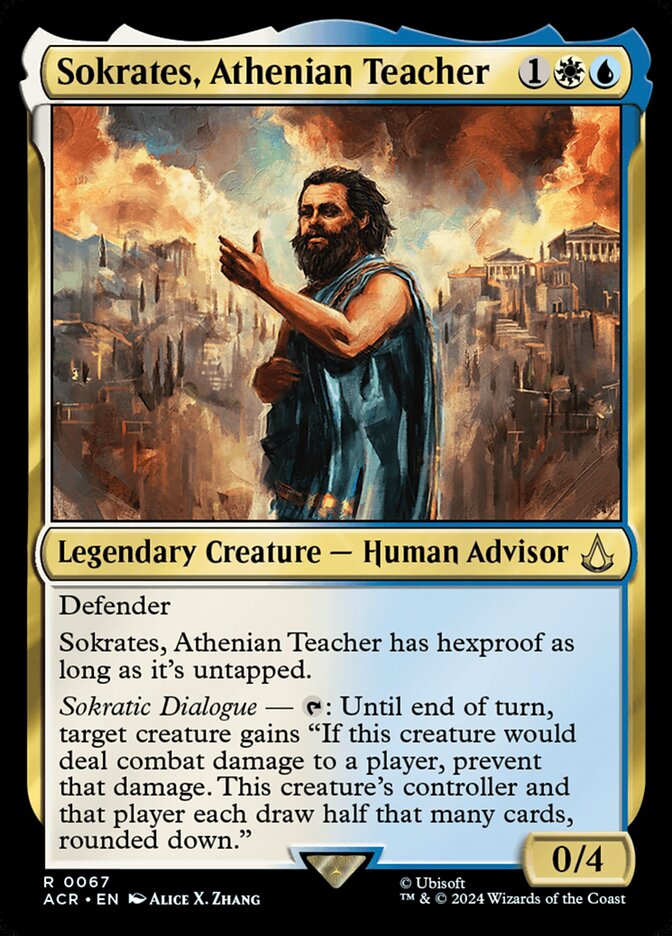 Sokrates, Athenian Teacher, Assassin&