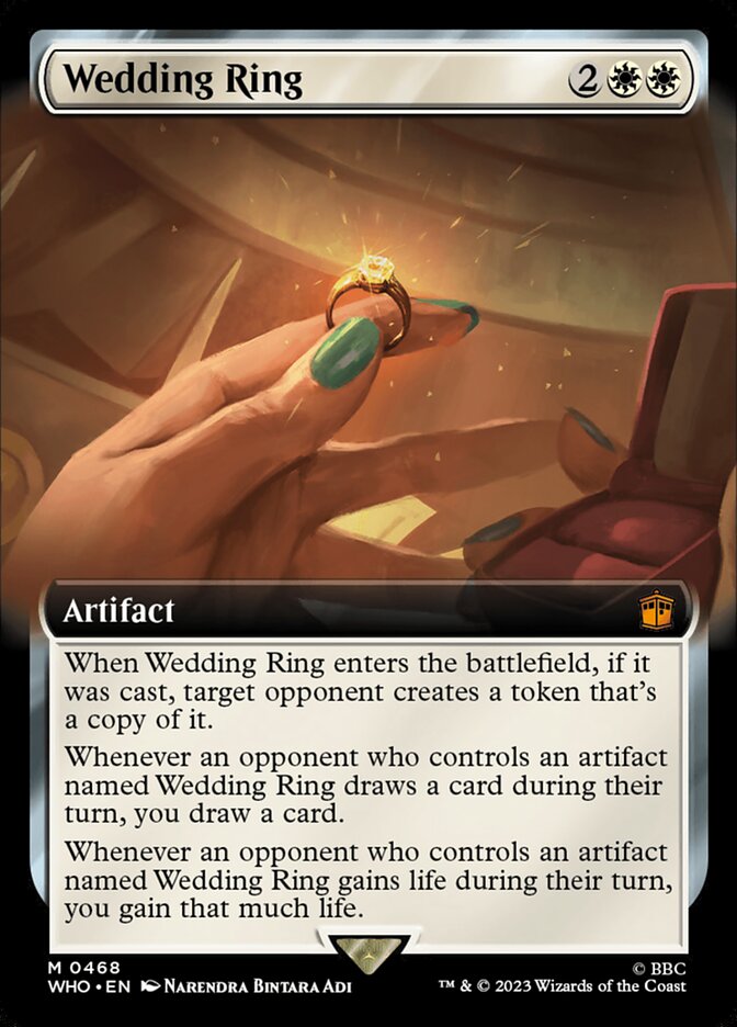 Wedding Ring, Doctor who Card Art